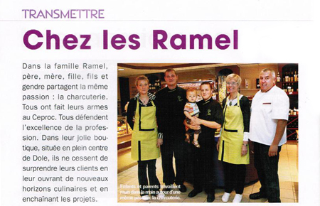 Article Chez les Ramel - Maison Ramel Dole